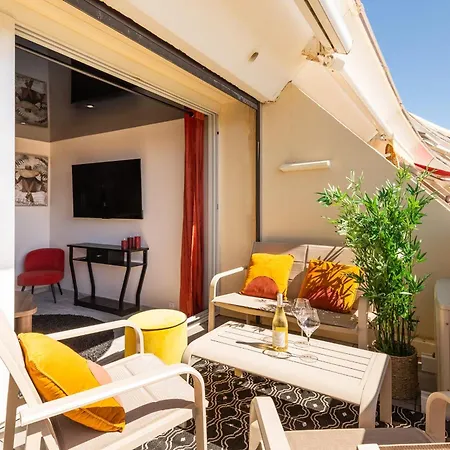 Amber Sea Héliopolis Vue Terrasse Fibre Rénové Agde