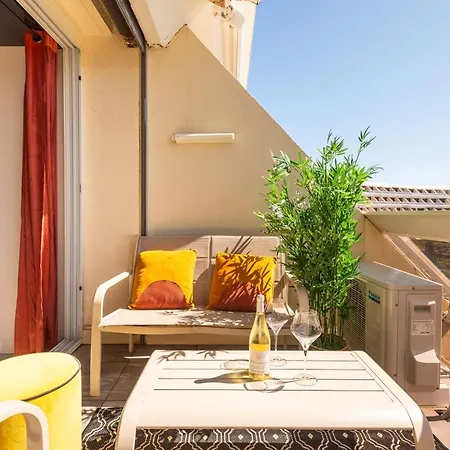 Hébergement de vacances Amber Sea Héliopolis Vue Terrasse Fibre Rénové *